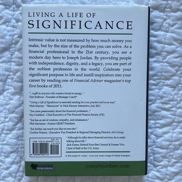 Loving a life of significance by Joseph W. Jordan - Picture 2 of 2